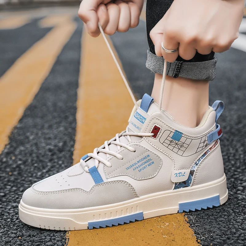 Men’s Casual Sport Sneakers – High-Top, Anti-Slip Sole - Image 12