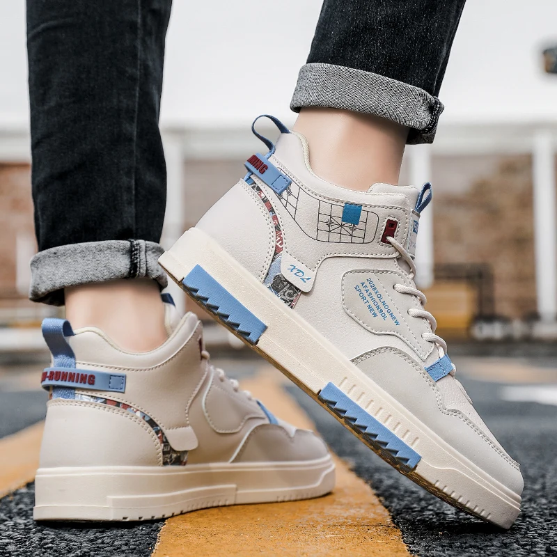 Men’s Casual Sport Sneakers – High-Top, Anti-Slip Sole - Image 14