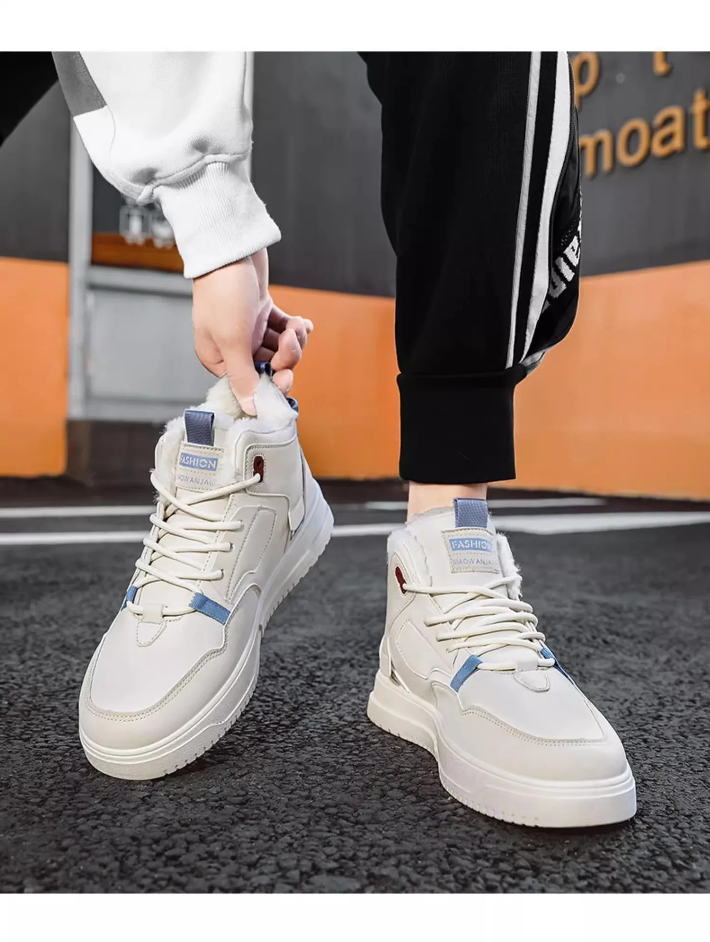 Men’s Casual Sport Sneakers – High-Top, Anti-Slip Sole - Image 5